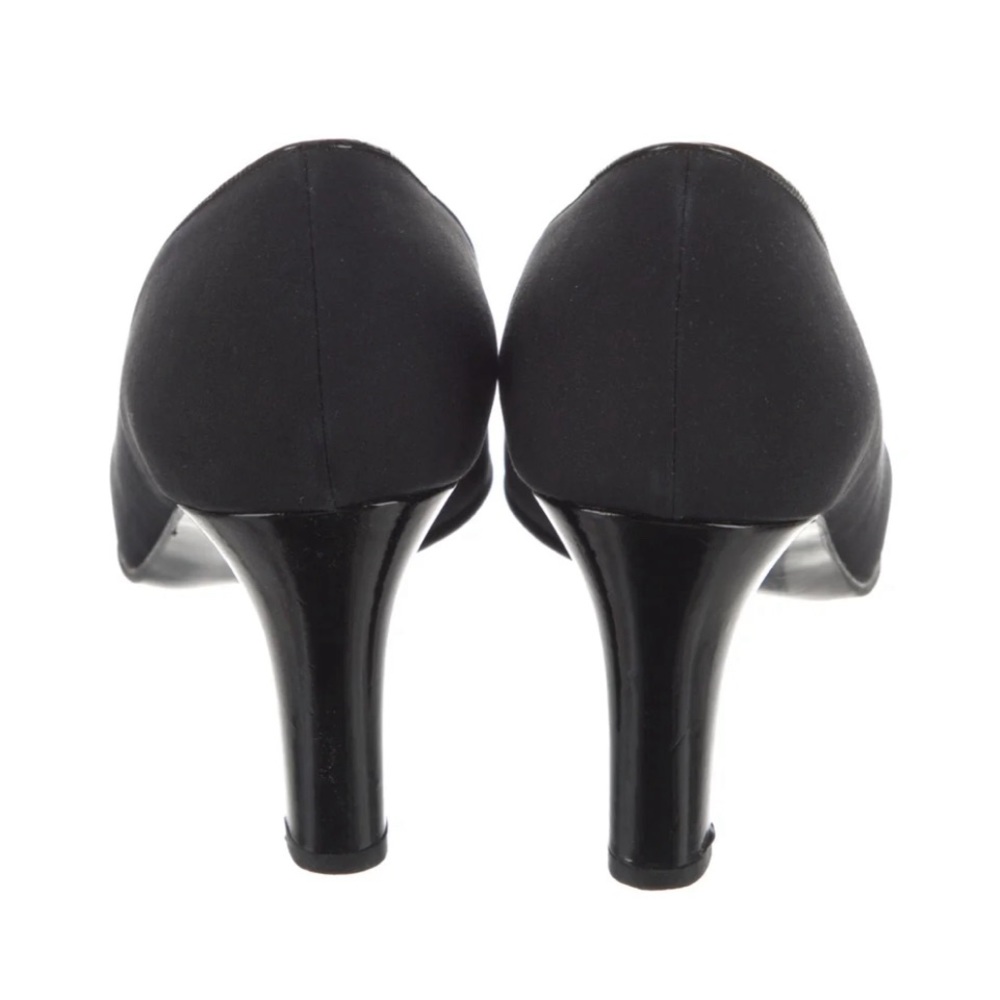 SALVADORE FERRAGAMO BLACK HEELS - Picture 5 of 9